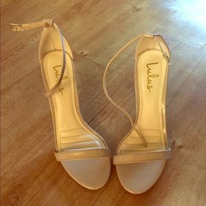 Lulu's Nude Strappy Heels
